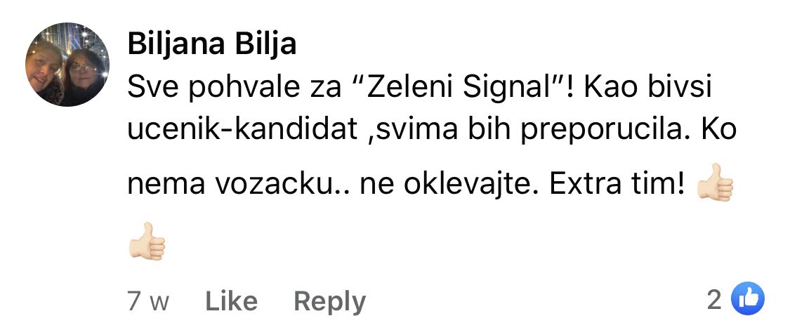 Recenzija kandidata auto-škole Zeleni Signal Kragujevac